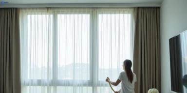 Delicate sheer drape cleaning greenhills-beach-nsw Matty Curtain Cleaning